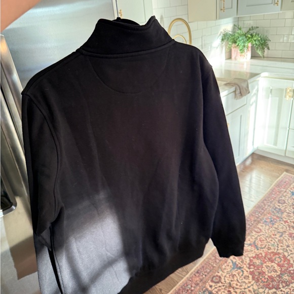 Kenneth Cole Men's Black Sweater quarter zip - Picture 10 of 11